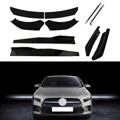 Coupe Sedan Car Front Bumper Lip Spoiler Splitter Body Kit Blk For HONDA ACCORD • $40.15