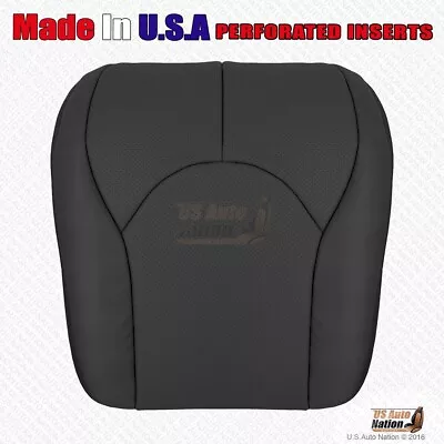 2002 Mercedes Benz SL500 SL600 Driver Bottom Perforated Leather Seat Cover Black • $165.77