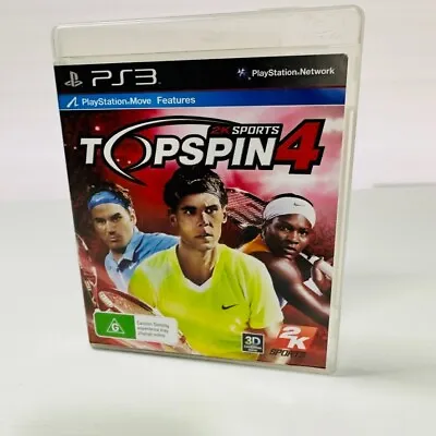 $13.51 • Buy Top Spin 4 - PlayStation 3 PS3 Game - Complete With Manual PAL Tested & Working