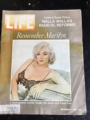 Marilyn Monroe Magazine Life Sept 1972 • $9.95