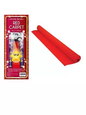 4.6M Red Carpet Hollywood VIP Carpet Runner Prom Party Decoration • £6.95