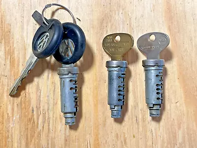 Vintage Volkswagen VW Ignition Switches With Keys LOT OF 3 • $32.95