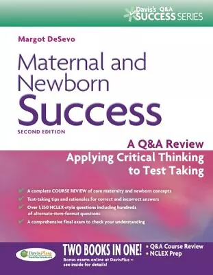 Maternal And Newborn Success: A Q&A Review Applying Critical Thinking To Tes... • $5.78