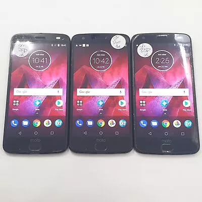 Motorola Moto Z2 Force XT1789-03 64GB Sprint Poor Condition Check IMEI Lot Of 3 • $89.99