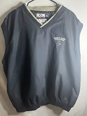 Merchant Marine Academy Sleeveless Windbreaker Blue Size 2XL Pullover Army Vests • $5.99