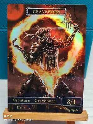 1x Graveborn #1 FOIL LAMINATED Custom Altered Token  • $4.50