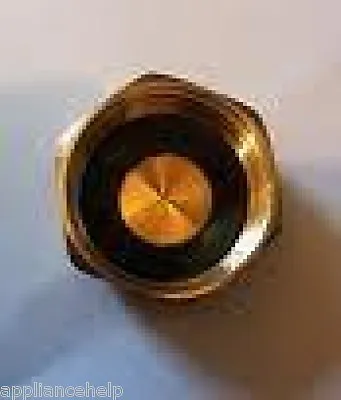 Washing Machine 3/4  Brass Tap Saftey Blanking Cap Nut • £2.70