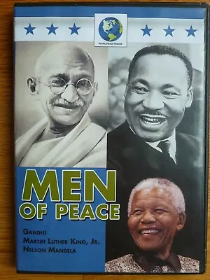 Men Of Peace DVD Gandhi Martin Luther King Nelson Mandela Documentary Worldwide • $8.95