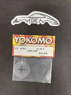 Yokomo Vintage RC Car Part # ZE-630 Brake Disk For GT-4 • $4.99