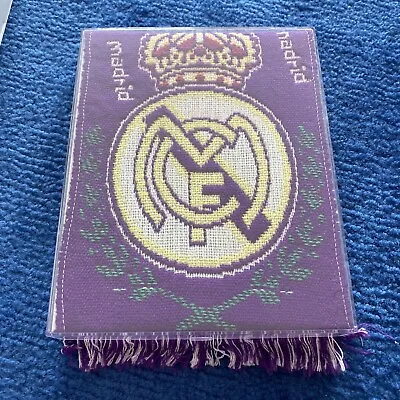 Real Madrid FOOTBALL SCARF  SOCCER SCARF Official MERCHANDISE Display Case • $18