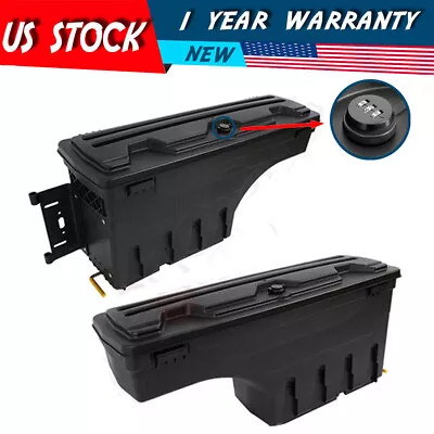 Truck Bed Swing Storage Tool Box For Ford F150 97-14 Left+Right Side W/Lock • $171.75