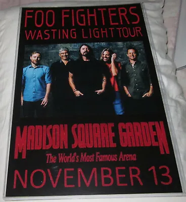 $13.99 • Buy Foo Fighters 2011 Madison Square Garden Replica Concert Poster 