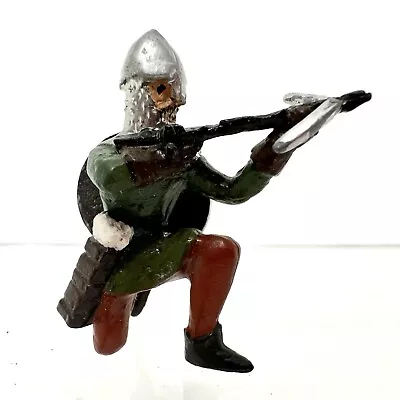 Middle Ages Medieval Warrior Archer Metal Knight Figure Armored Battle Soldier • $7