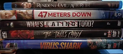 2010s Horror Films. Lot Of 4 DVDs/1 Blu-ray. New And Used. Zombies/Sharks/Demons • $9.99