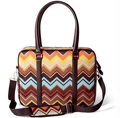 Missoni For Target Travel Tote Bag Multicolored Chevron Zig Zag 12  X 16  NWT • $47