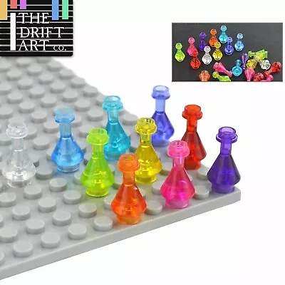 10pcs Bottles Pharmacy Flask 93549 For Lego MOC Building Blocks Brick Toy DIY • £8.92