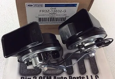 2015 2016 2017 Ford Mustang Dual Note Electric Horn Level 2 New OEM FR3Z-13832-G • $62.63