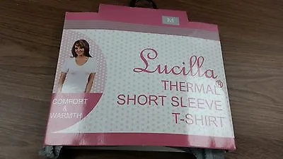 £4.39 • Buy Womens Ladies Grey Thermal Short Sleeve Vest TSHIRT  Top COMFORT & WARMTH