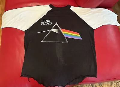 PINK FLOYD-1987 The Dark Side Of The Moon Original Jersey Tour Shirt Vintage (E1 • $54.99