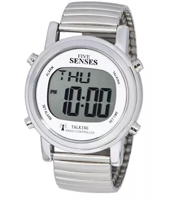 Atomic! Talking Watch - Sets Itself Senses Metal Talking Watch Silver • $20