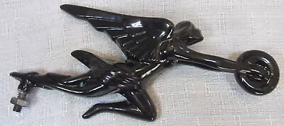 Packard 1930's Re-issue Auto Car Hood Ornament Mascot Black On Aluminum USA Made • $70