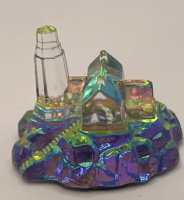 RARE Vtg. Miniature Crystal Harbor Lighthouse Made In Austria • $45