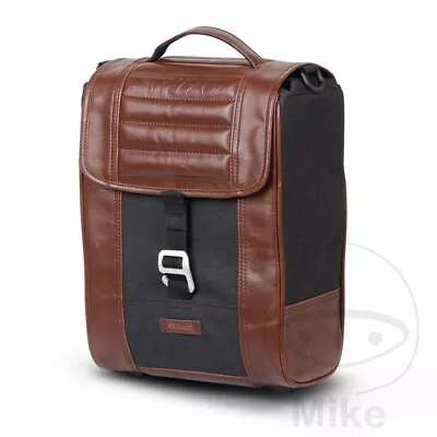 Saddlebag Brown 10 Liters SHAD SR38 Cafe For BMW Ducati Honda Moto Guzzi Triumph • $143.60