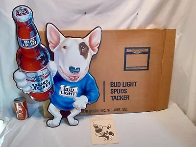 1989 Spuds Mackenzie Bud Light Beer Sign NOS • $149.95