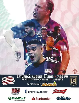 Lot: 9 Different 2019 New England Revolution MLS Soccer Programs / Roster Cards • $12.60