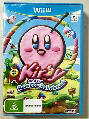 Kirby And The Rainbow Paintbrush Nintendo Wii U AUS PAL Game Free Postage ✅ • $38.95