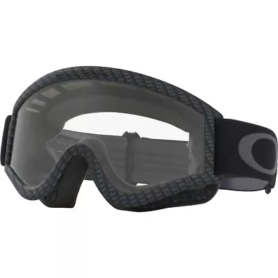 Oakley L Frame MX Off-Road Goggles True Carbon Fiber Frame W/ Clear Lens • $49