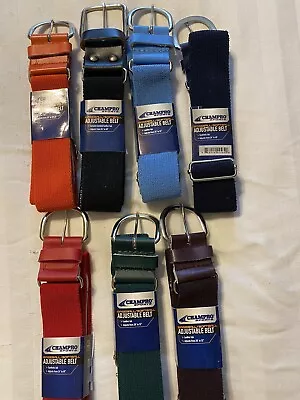 Champro Sports Elastic Adjust. Adult Baseball/Softball Belt 24-48 CAROLINA BLUE • $4.49