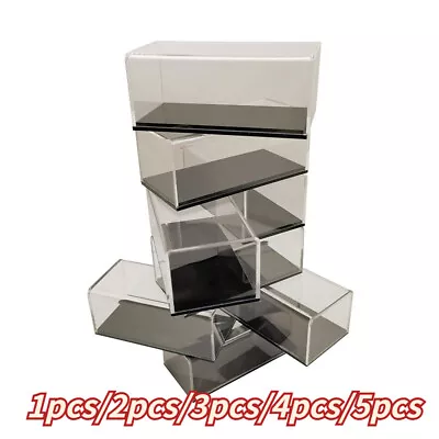 5pcs/set 1:32 Display Box Transparent Acrylic Box W/ PU Base For Model Car Toy • $37.04