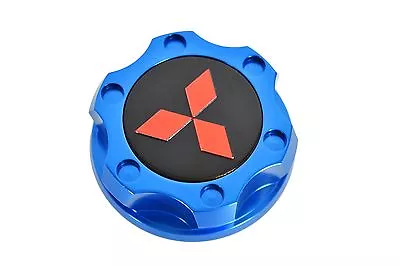 Blue Cnc Billet Racing Engine Oil Fill Cap For 08-15 Mitsubishi Lancer Evo X Rd • $24.95