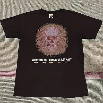 Vintage Y2K Driving Distracted Kills ‘What Do You Consider Lethal?’ Size Medium • $10