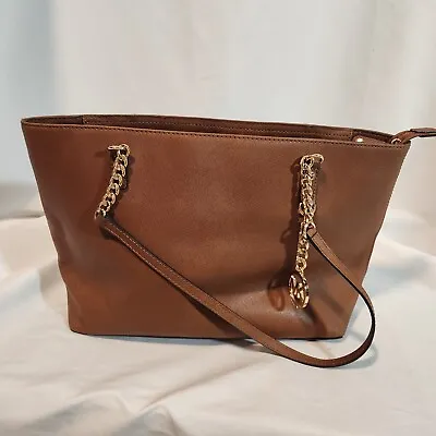 MICHAEL Michael Kors Pebbled Leather Shoulder Bag Brown • $47.99