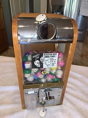 Vintage Victor Nickel Smoking Skull  Vending Machine Charms Restored Grand Dad • $900