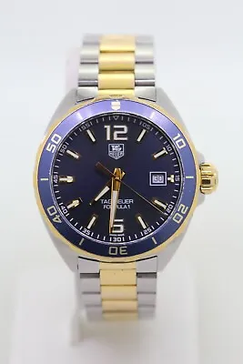 TAG HEUER Formula 1 Navy Blue Dial Two-tone Men's Watch WAZ1120.BB0879 • $950