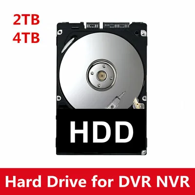 2TB 4TB HDD Surveillance Hard Drive Extra Accessories For CCTV System NVR • $123.50