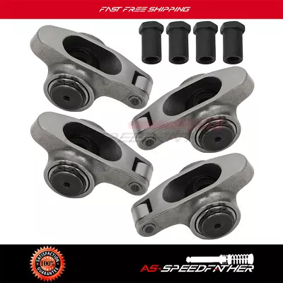 Stainless Steel Roller Rocker Arms For Small Block Chevy 1.5 3/8 Sbc 305 350 400 • $38.34