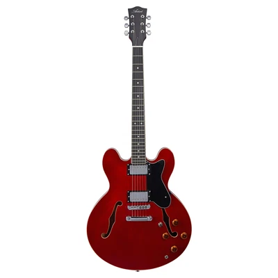 $299 • Buy Artist Cherry58 Semi-Hollow Electric Guitar W/ Humbuckers