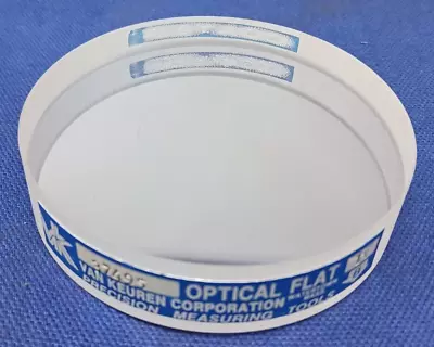 Van Keuren Corp VK Optical Flat IV Precision Measuring Lens 3x3/4  Type 3749 • $249.99