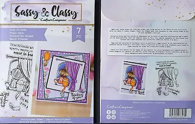 £6.75 • Buy Crafter's Companion Sassy & Classy Clear Stamps CHOOSE From 4 Options
