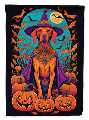 Vizsla Witchy Halloween Flag Garden Size DAC1539GF • $16.99