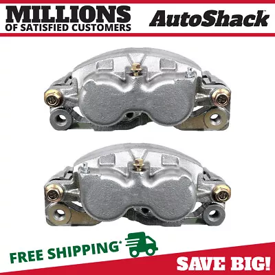 Front Brake Calipers W/ Bracket Pair 2 For Chevy Express 2500 Express 3500 6.0L • $139.98