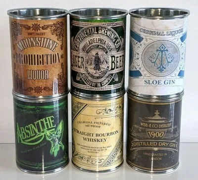 £5.25 • Buy Replica Vintage Retro Tin Can Props Display Pub Bar Memorabilia Beer Whisky  