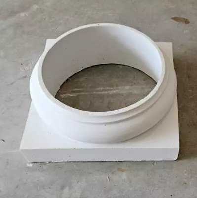 $99.99 • Buy 10  Tuscan Base Plinth Color White For Fiberglass Columns.