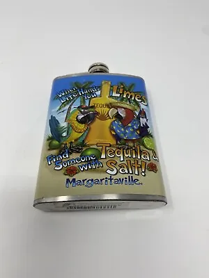 Margaritaville Flask Tequila Parrots Salt Lime Jimmy Buffet • $15