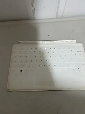 Microsoft 1515 Surface Touch Cover White Magnetic Standard Keyboard Used #5 • $20.89