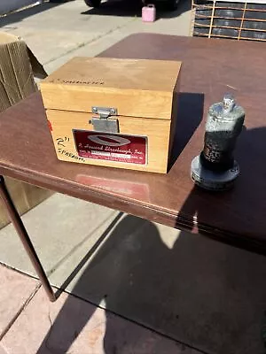 2” Scherr Tumico Micrometer Head 0-1  Range .0001” ? Grads Wood Box Strasbaugh • $69